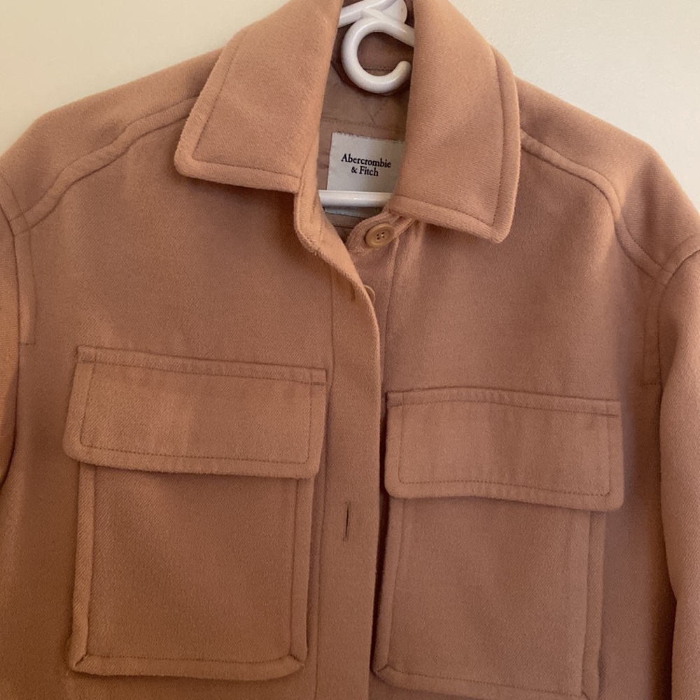 Abercrombie Oversized Cozy Shirt Jacket - Picture 4 of 5